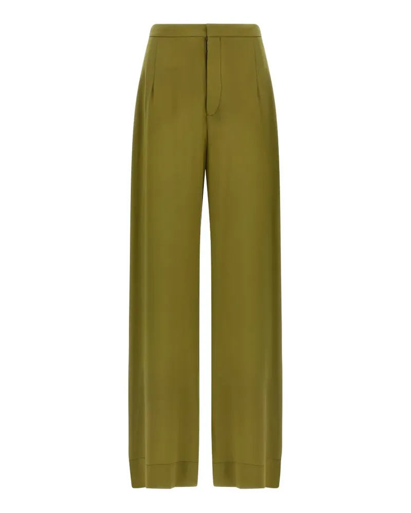 Jejia Jean Seidenhose mit Knöpfen - Grün Grün