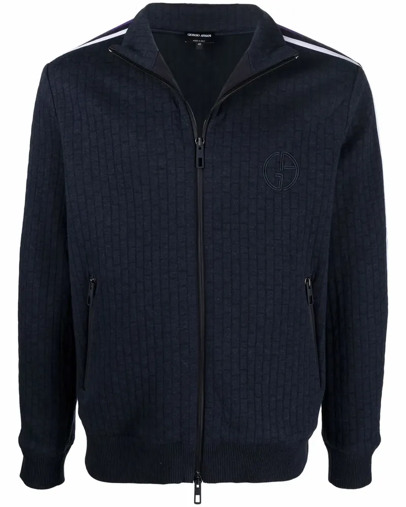 Giorgio Armani Pullover mit Streifen - Blau Blau