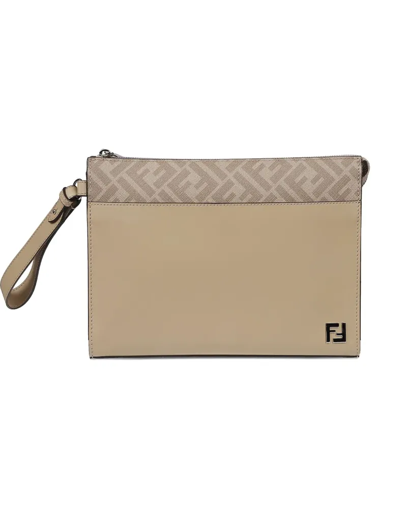 Fendi Klassische Clutch - Nude Nude