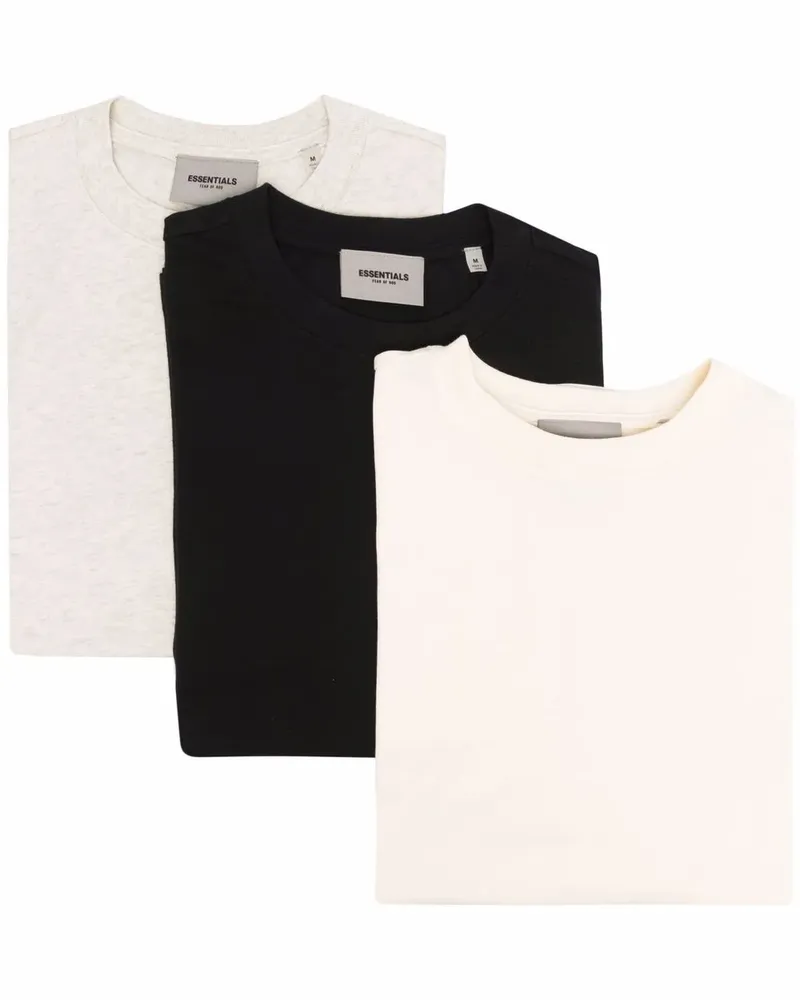 Fear of God Set aus drei T-Shirts - Nude Nude