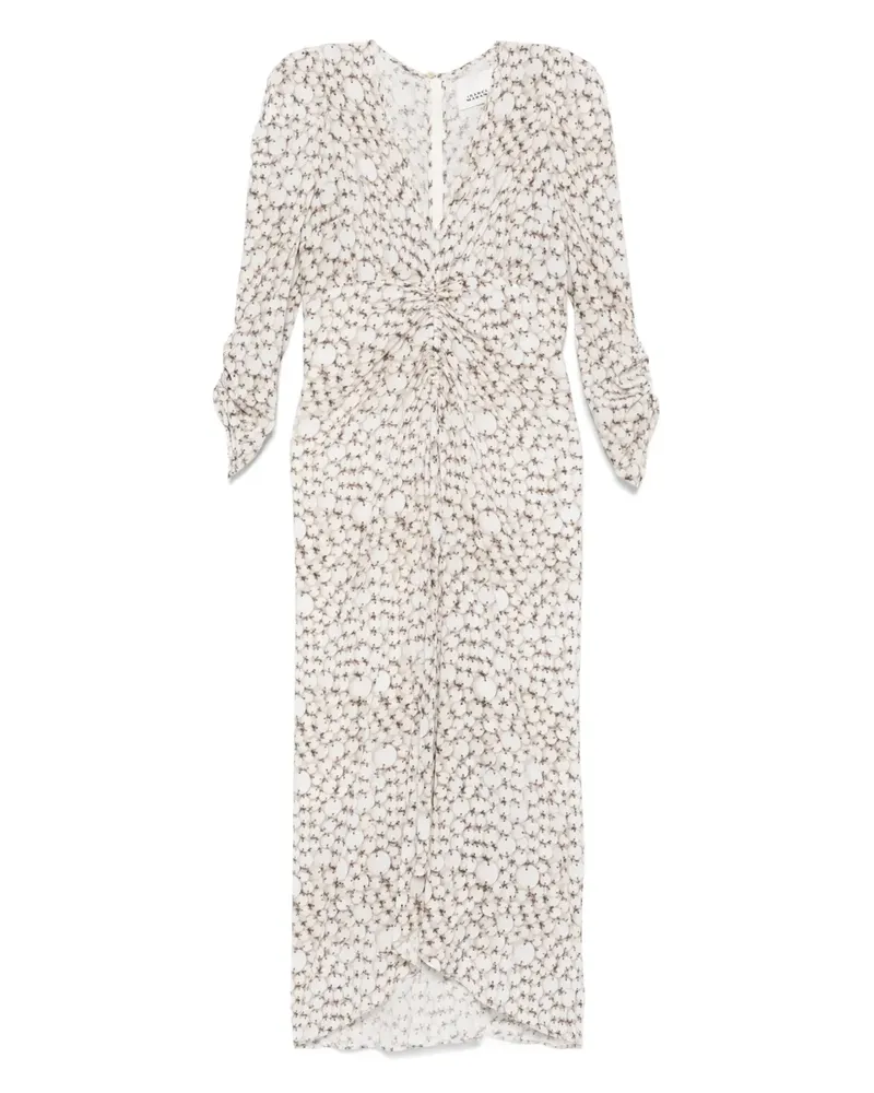 Isabel Marant Albini Midikleid - Weiß Weiß