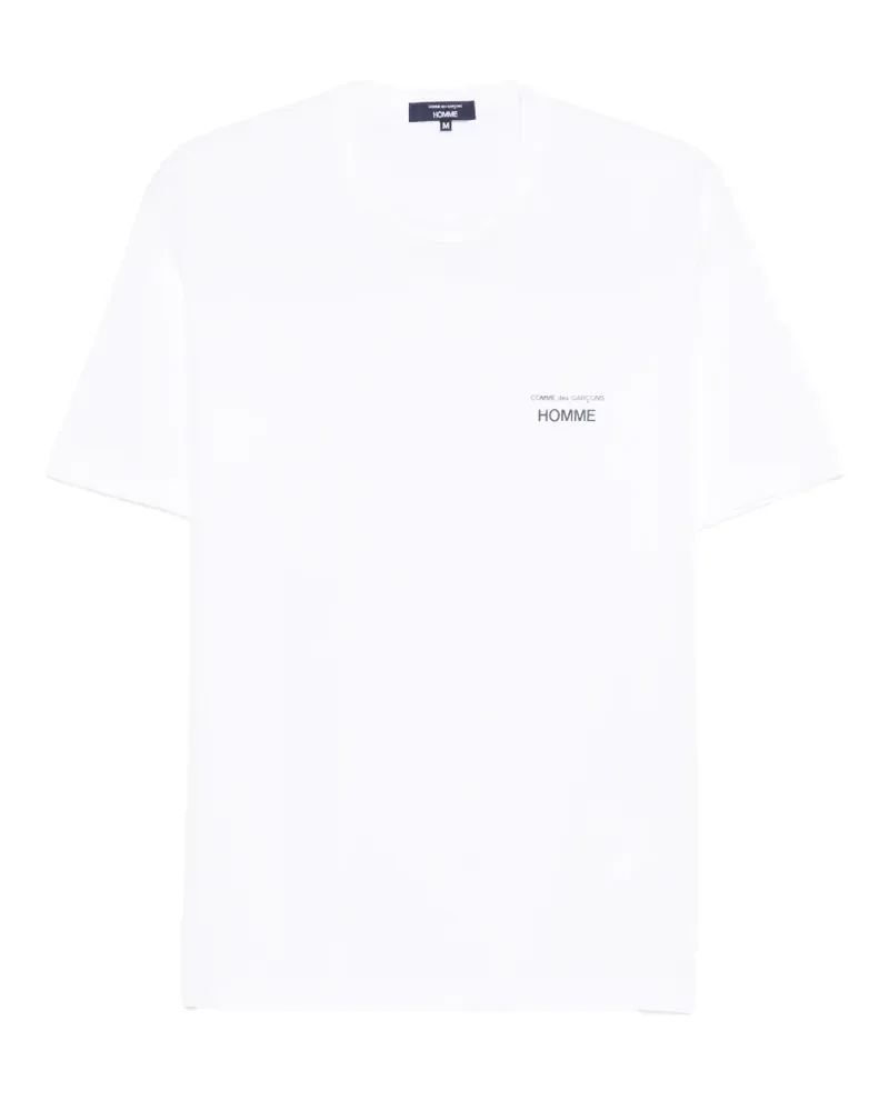 Comme des Garçons T-Shirt mit rundem Ausschnitt - Weiß Weiß