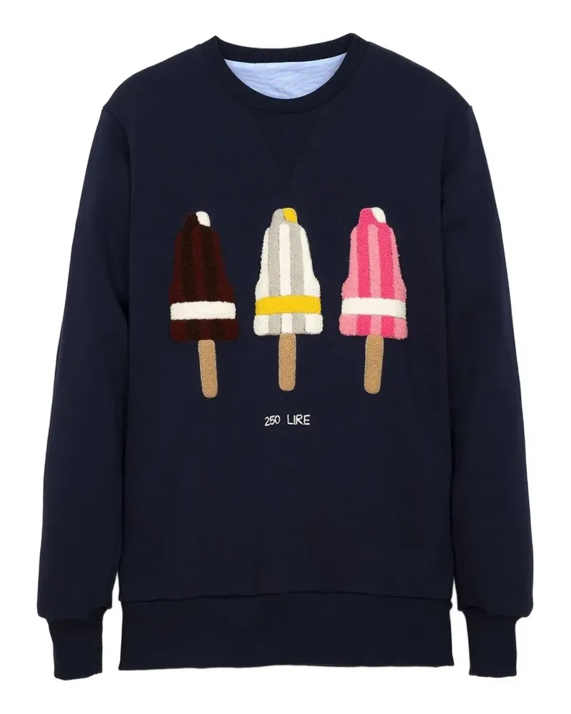 LC23 Gelati Sweatshirt mit Eis-Patch - Blau Blau
