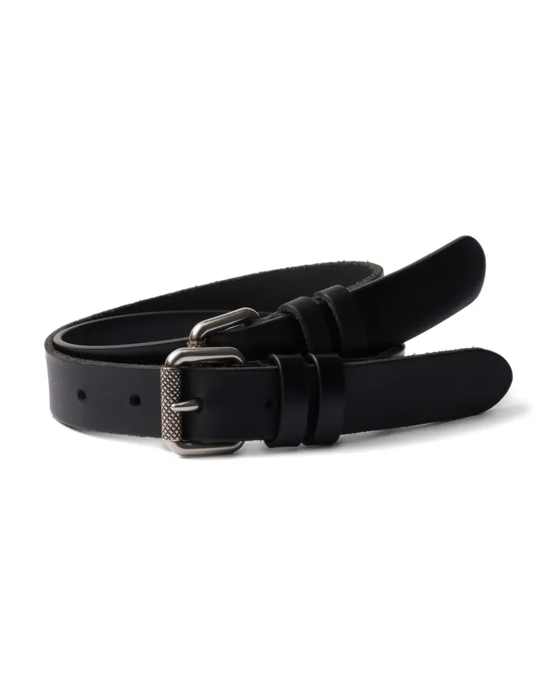 Prada Klassischer Gürtel - Schwarz Schwarz