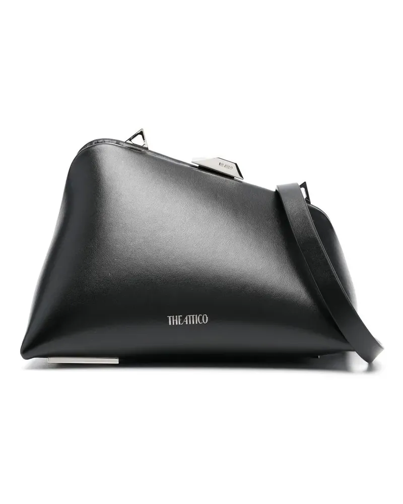 ATTICO Asymmetrische Clutch - Schwarz Schwarz