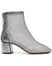 forte_forte Stiefel mit Strass 50mm Grau