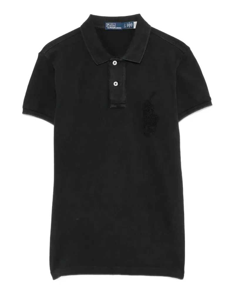 Ralph Lauren short-sleeve polo top - Schwarz Schwarz