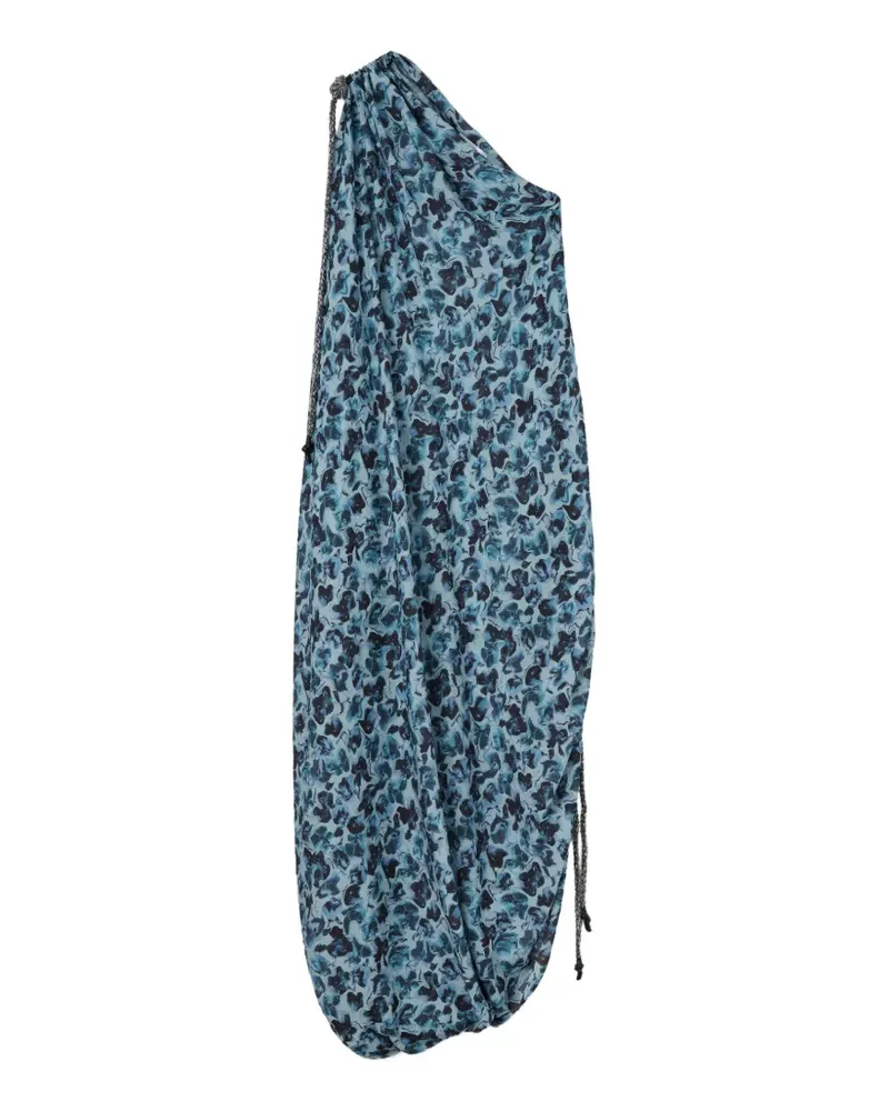 Rodebjer Shirley Kleid mit Blumenprint - Blau Blau