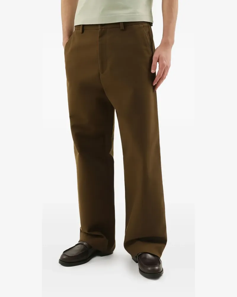 1989 STUDIO cotton trousers - Braun Braun