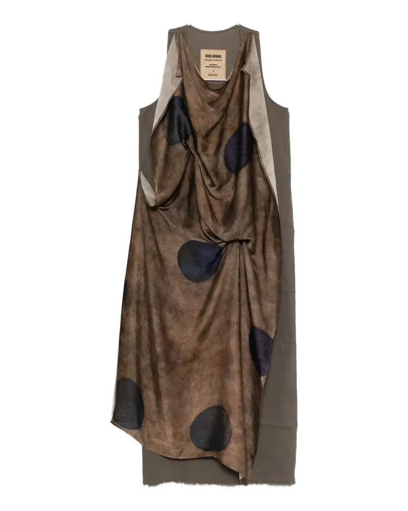 Uma Wang Alex asymmetric dress - Braun Braun