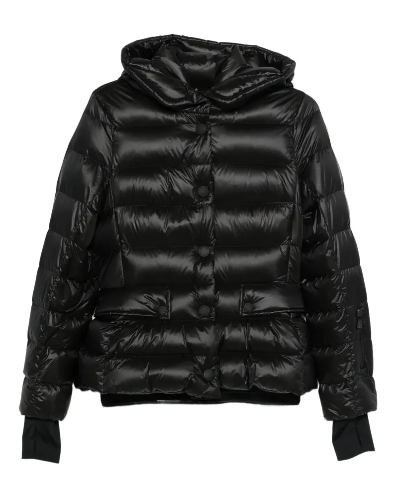 Moncler Gefütterte Kapuzenjacke - Schwarz Schwarz