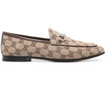 Jordaan Loafer aus GG-Canvas - Nude