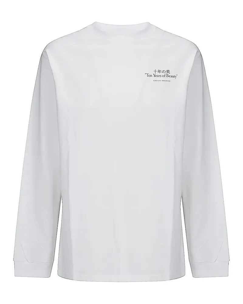 Cecilie Bahnsen Lily long-sleeve T-shirt - Weiß Weiß