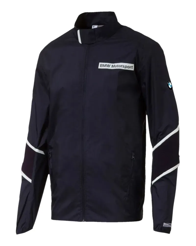 Puma x BMW gestreifte Jacke - Blau Blau