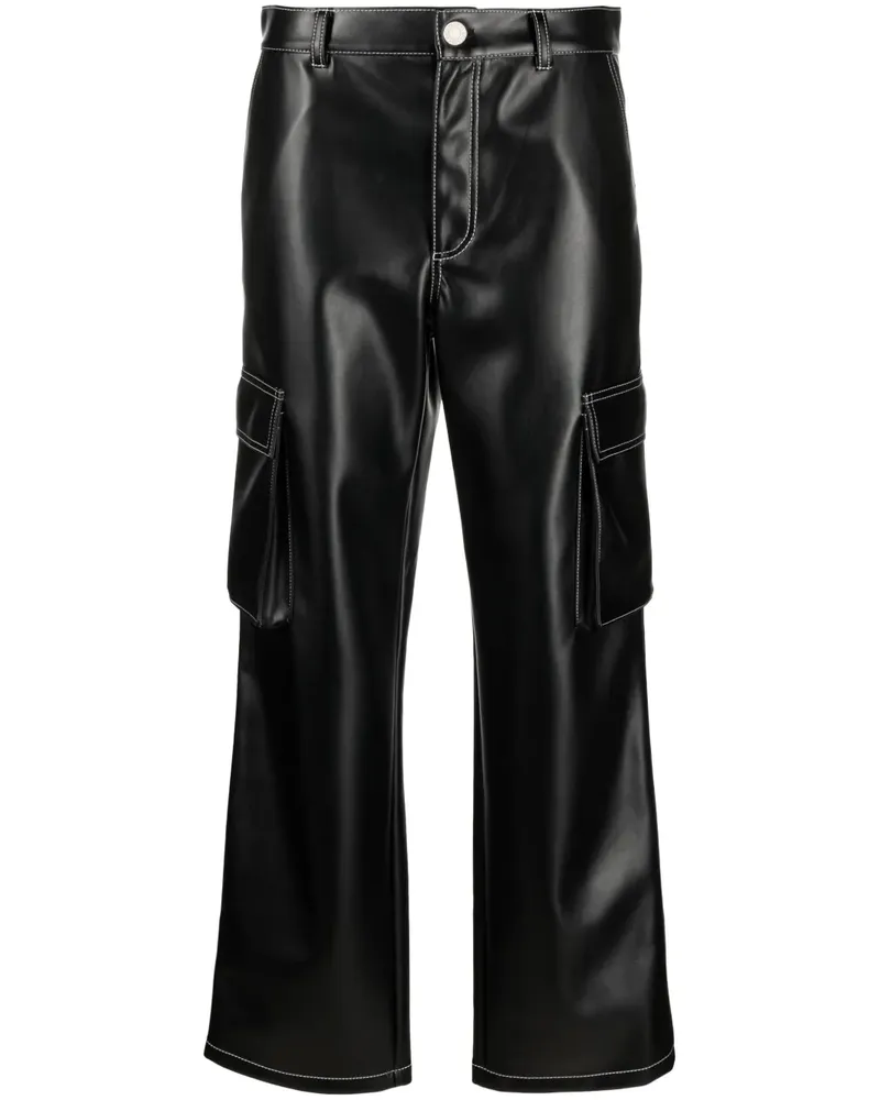 Philosophy Di Lorenzo Serafini Tief sitzende Cargohose - Schwarz Schwarz