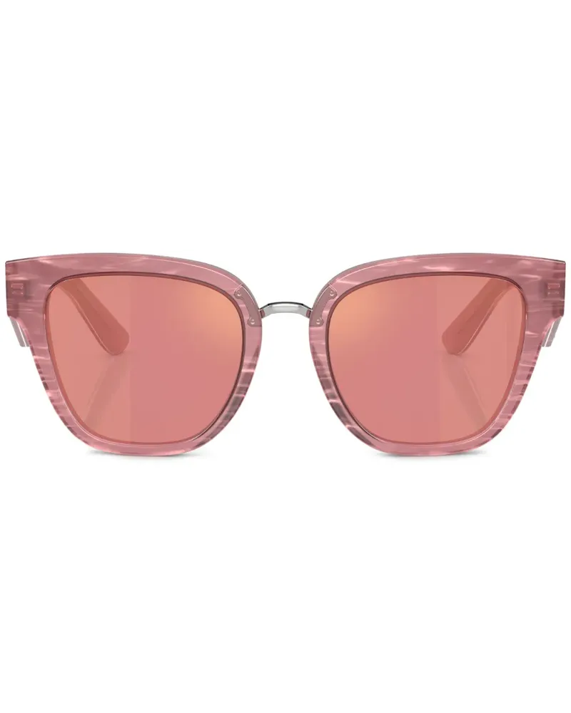 Dolce & Gabbana Sonnenbrille mit Cat-Eye-Gestell - Rosa Rosa