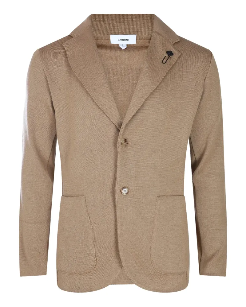 LARDINI Sakko mit aufgesetzten Taschen - Braun Braun
