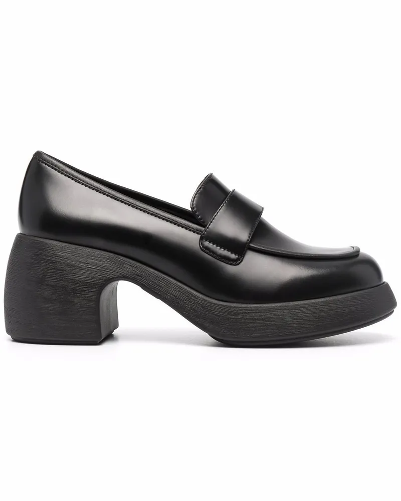 Camper Thelma Loafer mit Absatz 65mm - Schwarz Schwarz