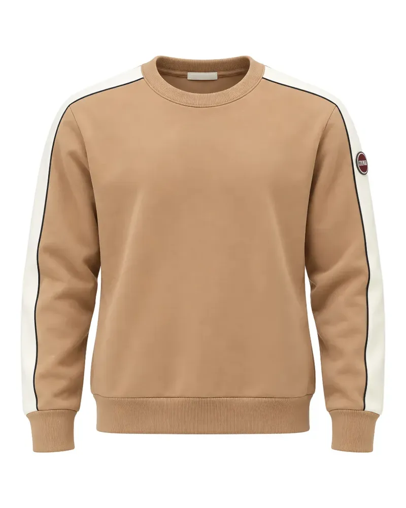 Colmar logo-patch side-stripe sweatshirt - Nude Nude