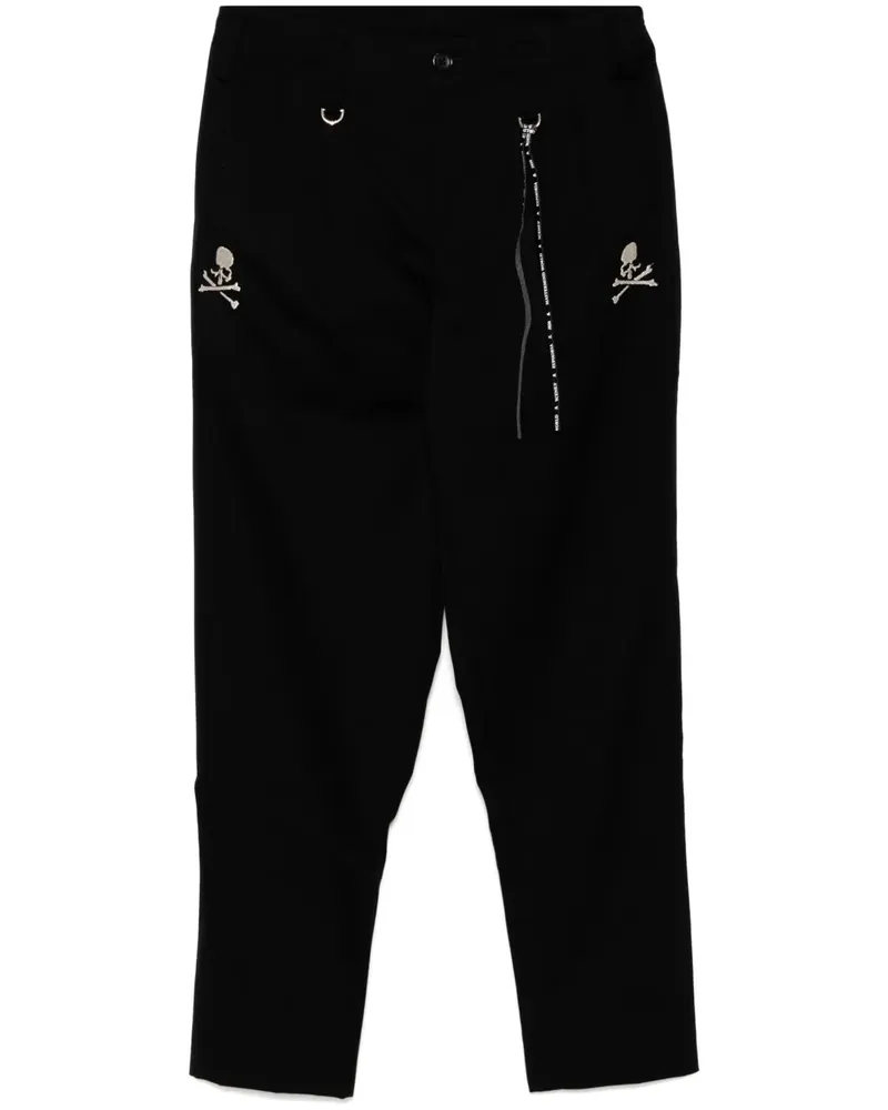Mastermind World Tapered-Hose mit Logo-Stickerei - Schwarz Schwarz