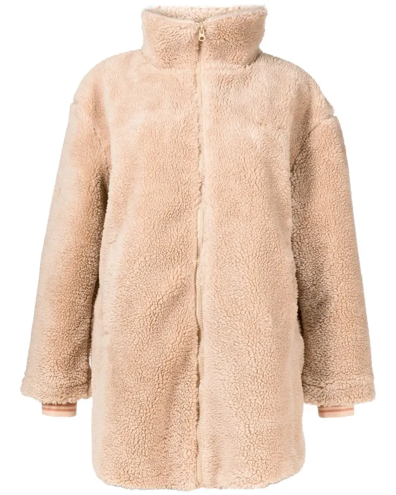 The Upside Jacke aus Faux Shearling - Braun Braun