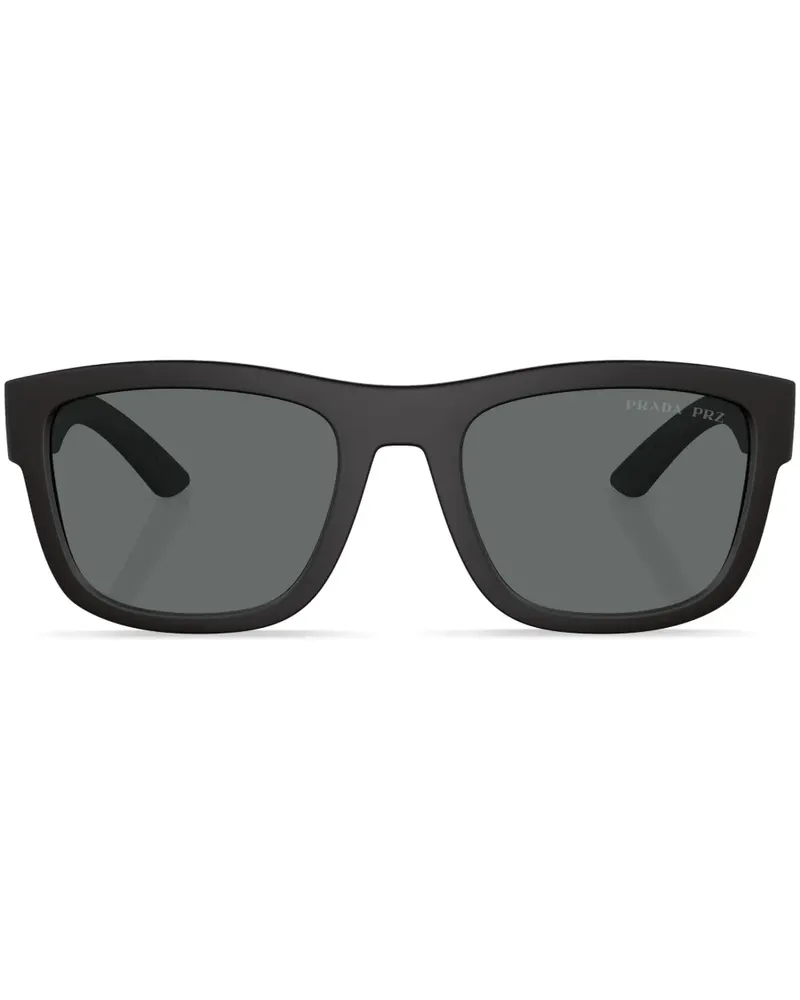 Prada Eckige PS01WS Sonnenbrille - Schwarz Schwarz