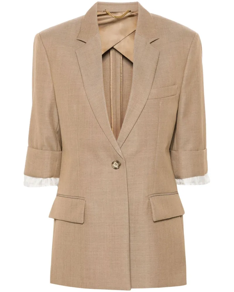 Victoria Beckham Jacke aus Schurwolle - Braun Braun