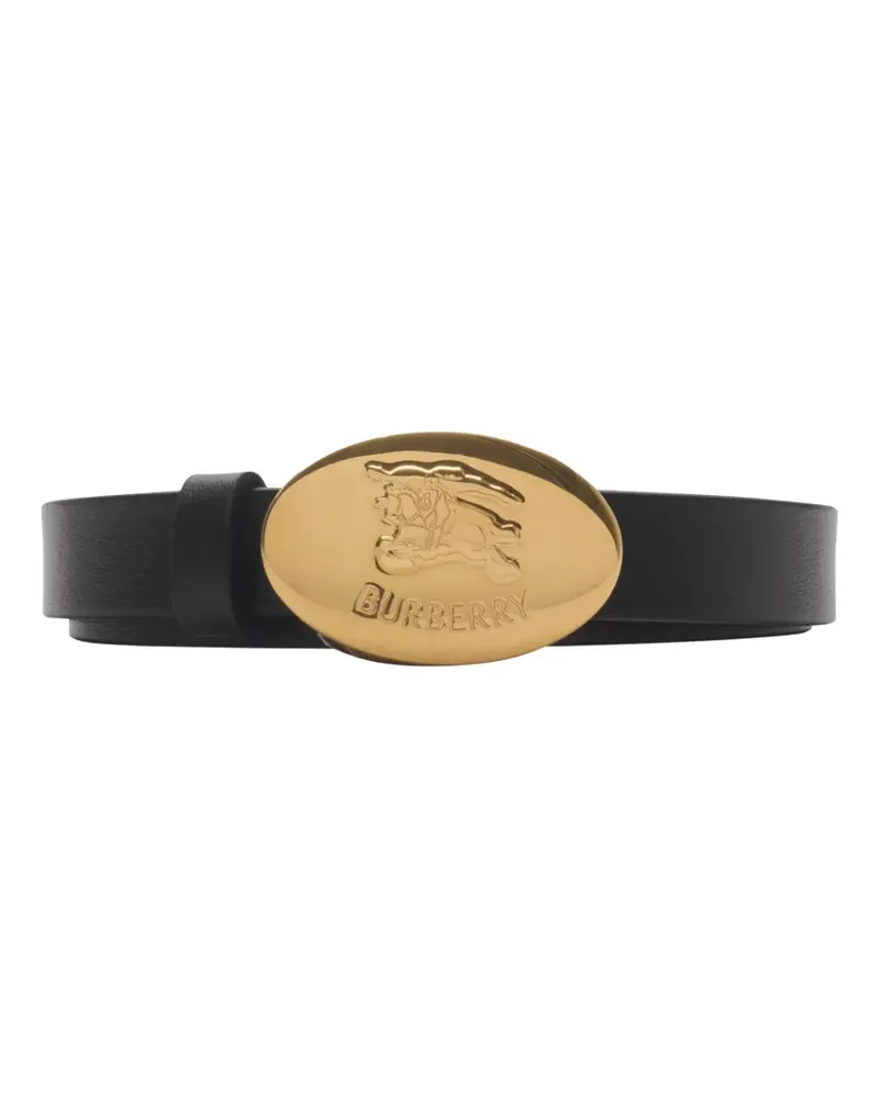 Burberry Knight Stamp Gürtel - Schwarz Schwarz