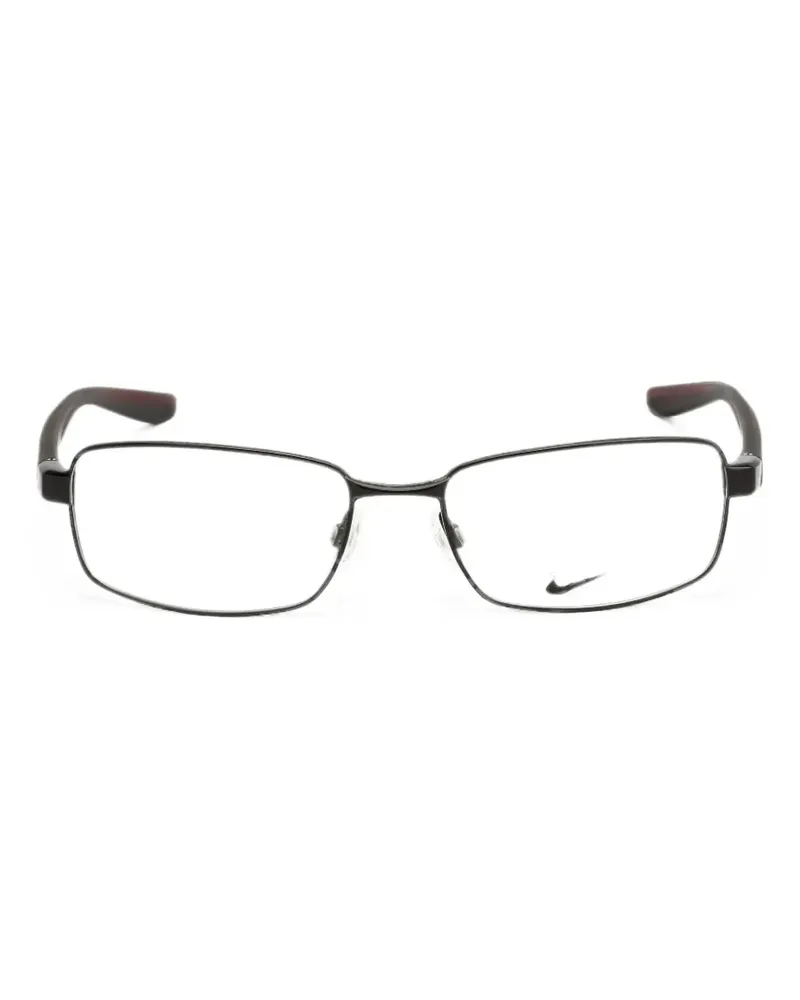 Nike rectangle-frame glasses - Schwarz Schwarz