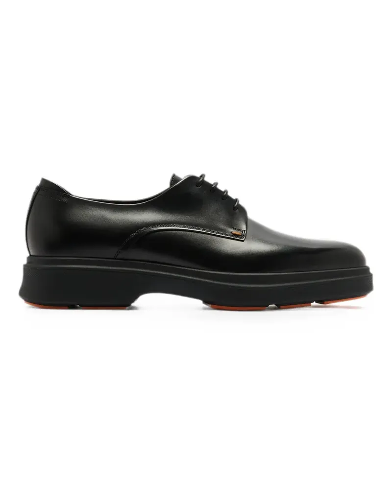 Santoni Easy Nova Derby shoes - Schwarz Schwarz