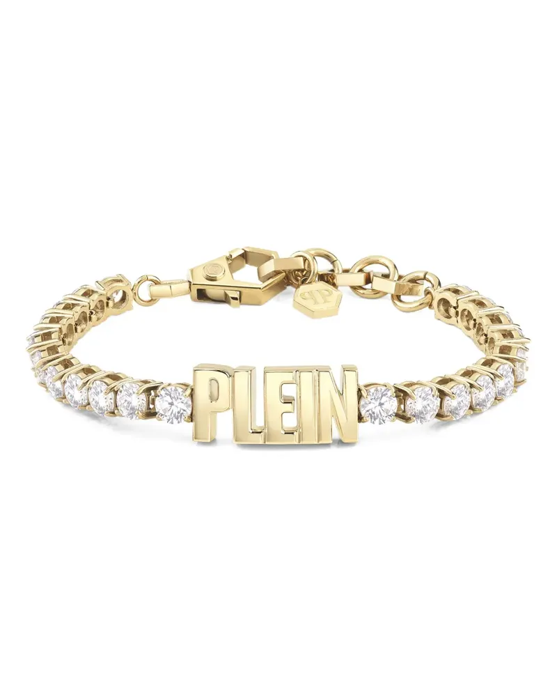 Philipp Plein logo-detail bracelet - Gold Gold