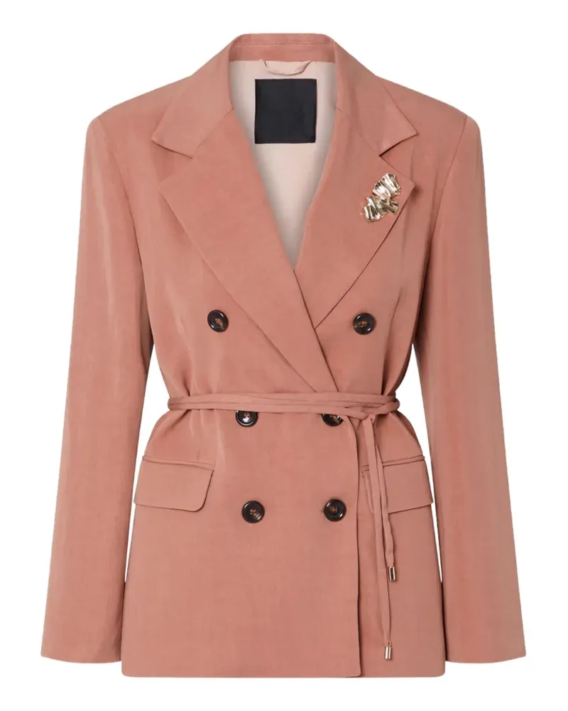 Liu Jo Tencel Blazer mit Gürtel - Rosa Rosa