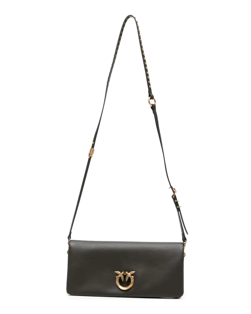 Pinko leather clutch bag - Braun Braun