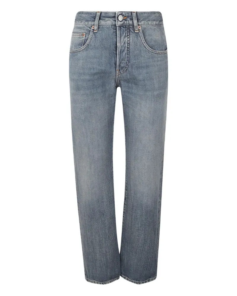 Maison Margiela five pocket split hem trousers - Blau Blau