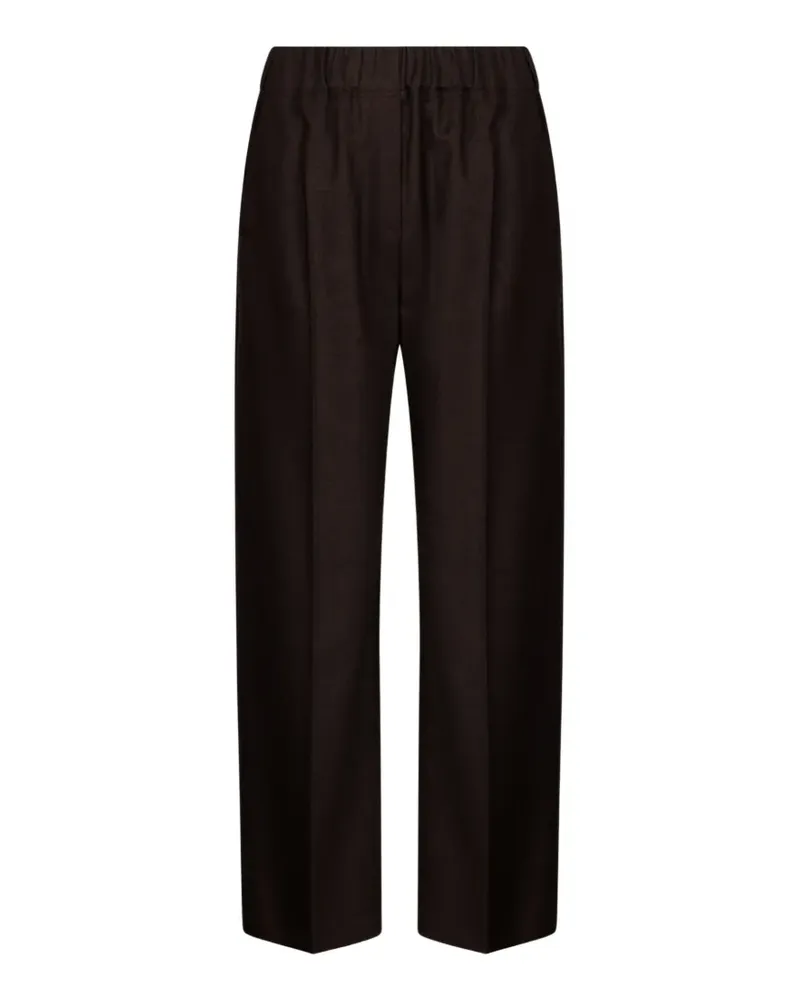 Max Mara pressed-crease trousers - Braun Braun