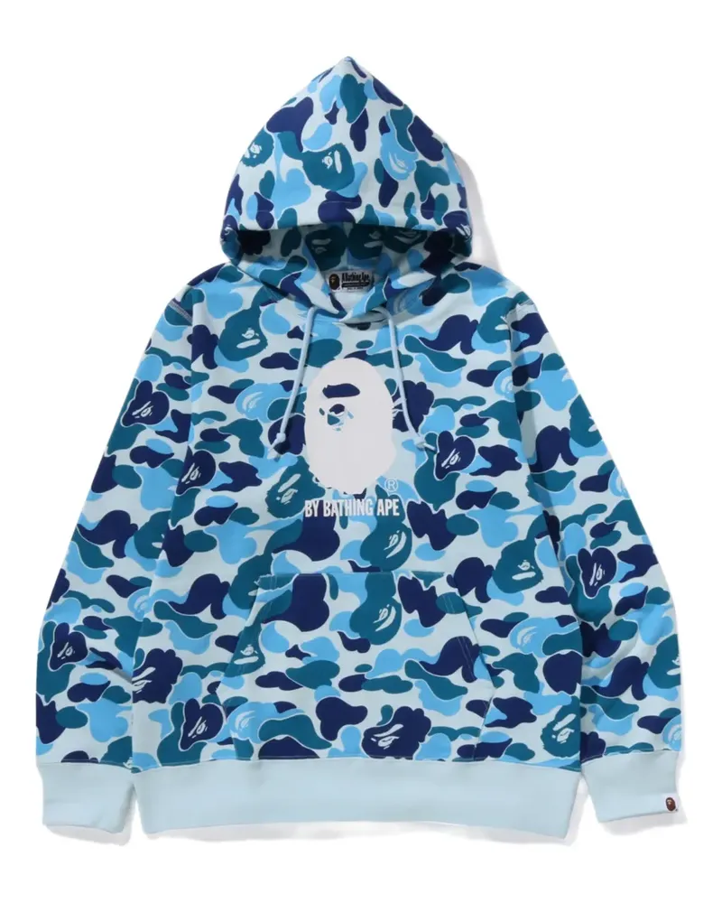 BAPE Hoodie mit Camouflage-Print - Blau Blau