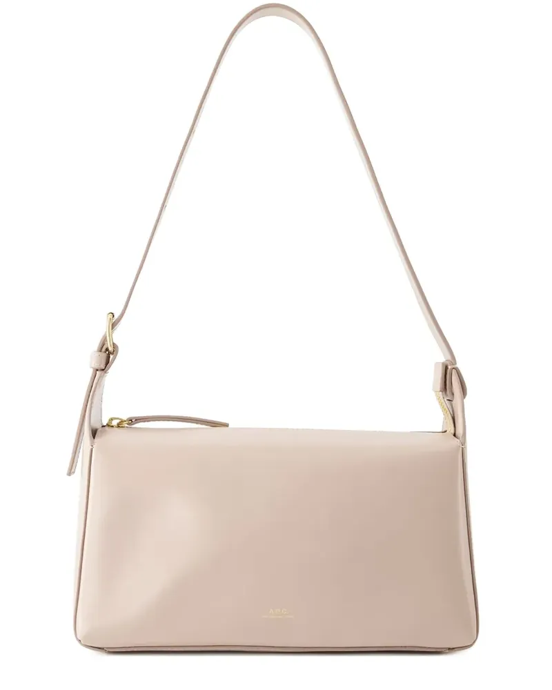 A.P.C. Virginie Schultertasche - Nude Nude