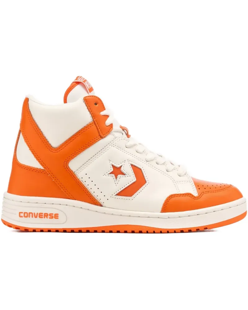 Converse Weapon Mid "Orange Vintage White" Sneakers Orange