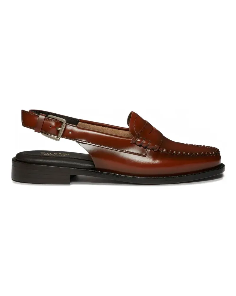 G.H. Bass & Co. Penny-Loafer mit Glanzoptik - Braun Braun