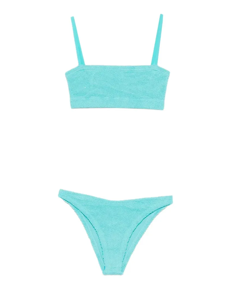 Hunza G square-neck bikini - Blau Blau