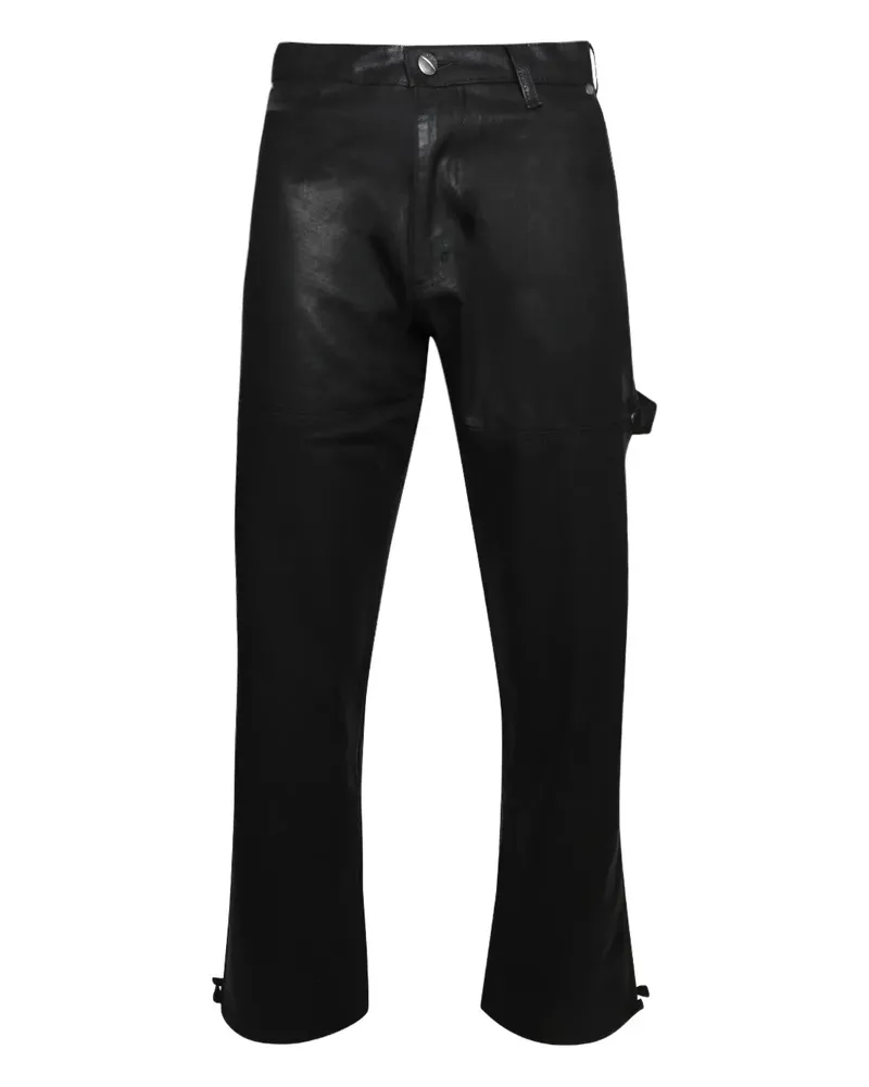 RHUDE Reza Jeans im Layering-Look - Schwarz Schwarz