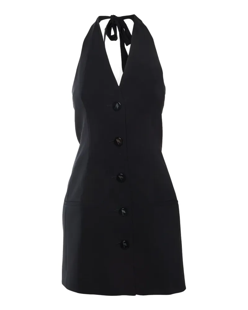 ATTICO Isabel Neckholder-Minikleid - Schwarz Schwarz