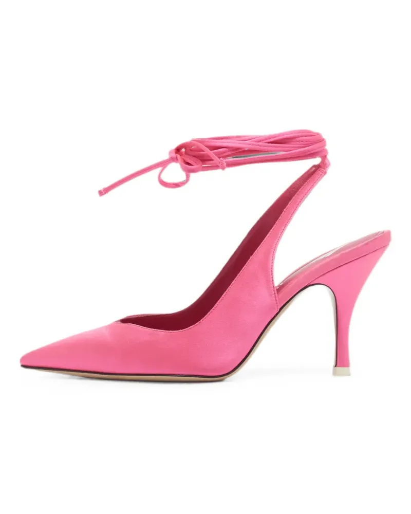 ATTICO Venus ankle-wrap heeled pumps - Rosa Rosa