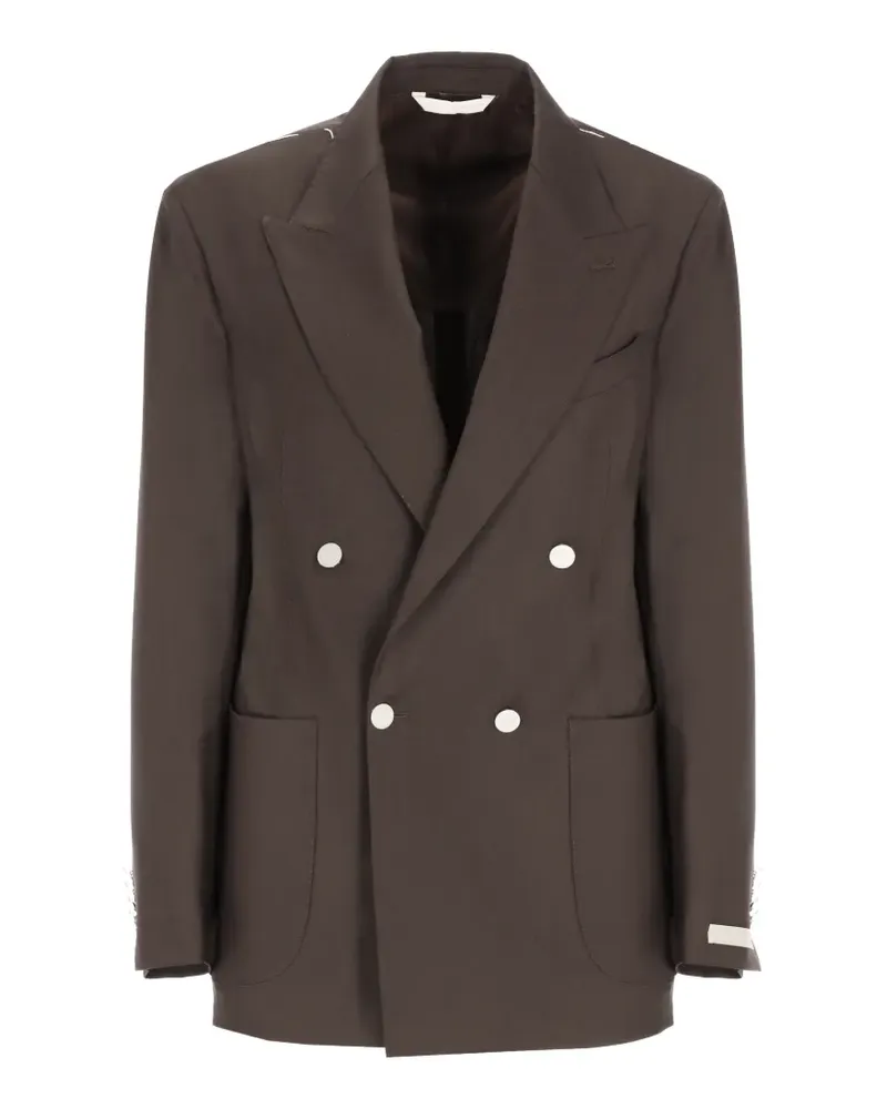 Briglia 1949 Blanchette double-breasted blazer - Braun Braun