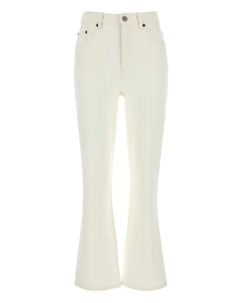 Tory Burch Jeans mit ausgestelltem Bein - Weiß Weiß