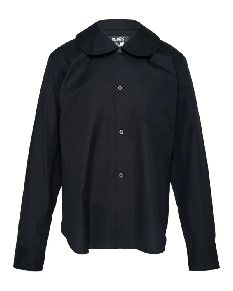 Comme des Garçons Peter Pan collar long-sleeve shirt - Schwarz Schwarz