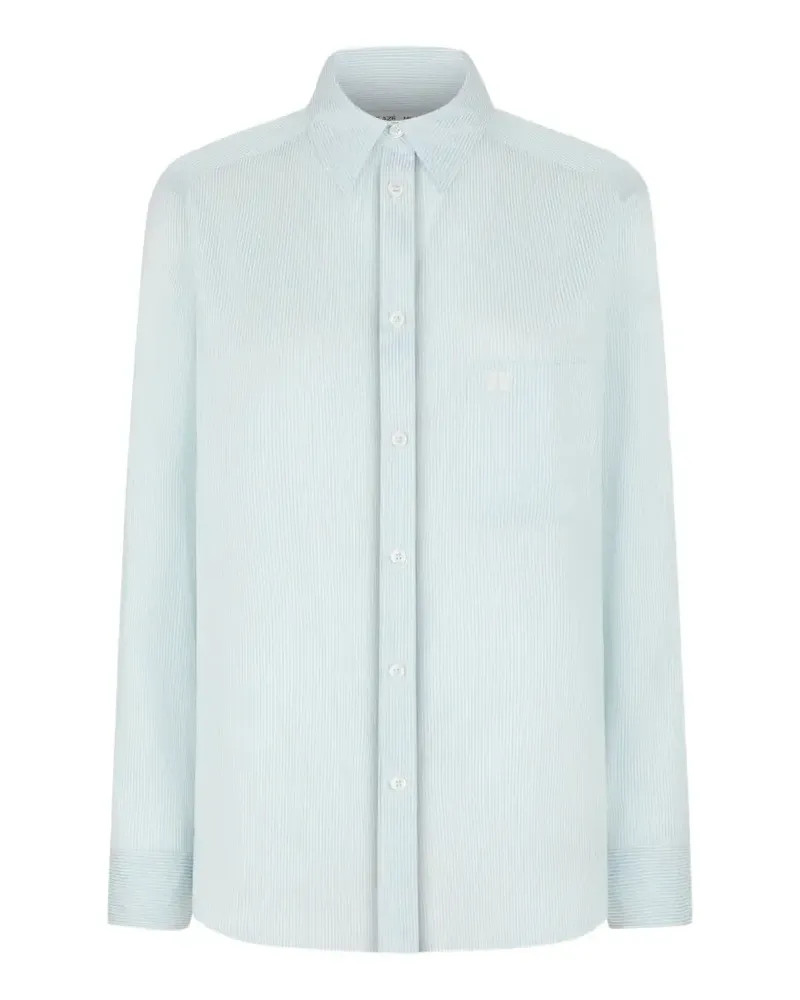 Blazé Milano Anabas pinstripe shirt - Blau Blau