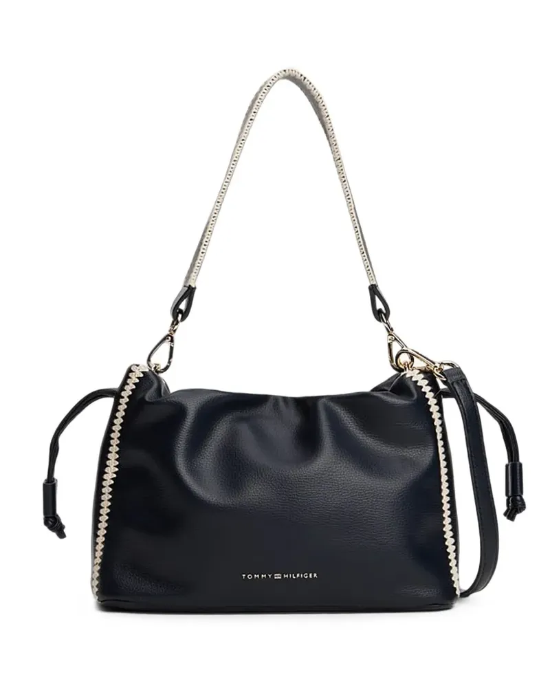Tommy Hilfiger whipstitch-trim shoulder bag - Blau Blau