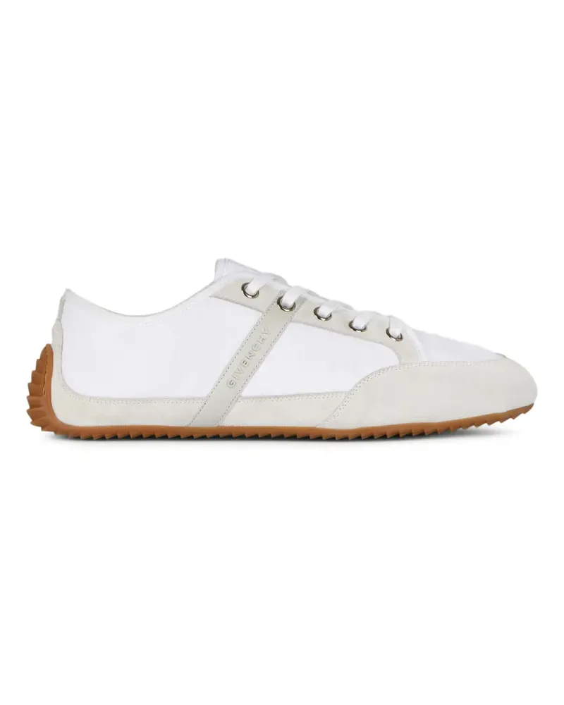 Givenchy Schmale Sneakers aus Nylon und Wildleder - Weiß Weiß