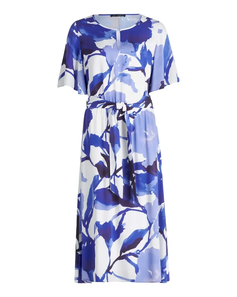 Betty Barclay floral-print belted dress - Blau Blau